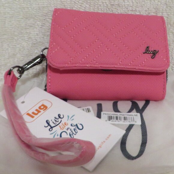 Lug Pedicab Matte Luxe VL RFID Wallet Wristlet BNWT - Picture 1 of 8